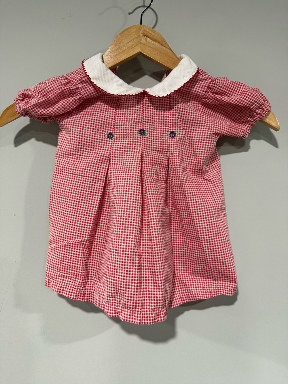 Vintage Red Gingham My Pal Baby Dress